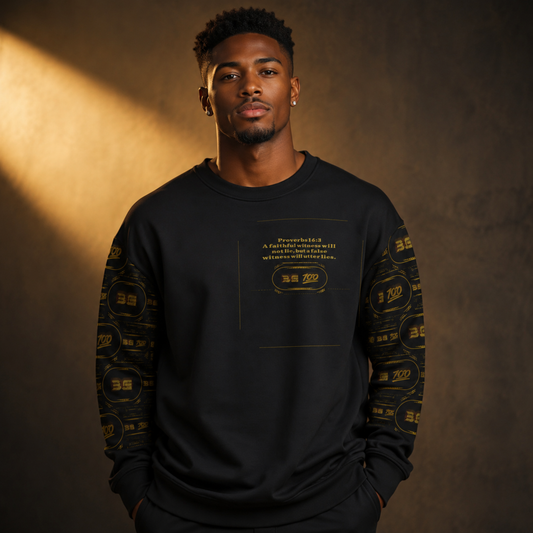 "Be 100" (01) | Unisex Cotton Blend Sweatshirt