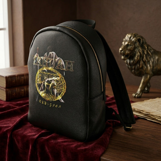 Yahuah-Name Above All Names 03-01 Mochila de cuero Colville de diseñador real 