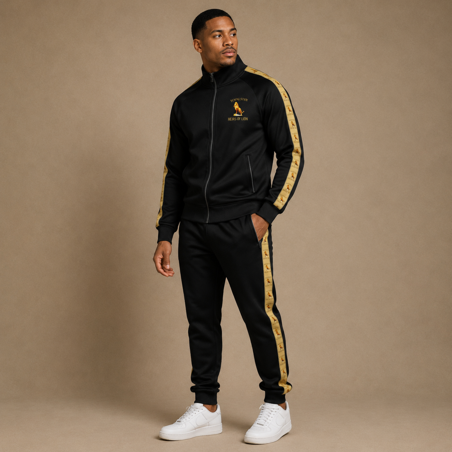 Yahusha-El León de Judá 01 Chaqueta deportiva de diseñador para hombre 