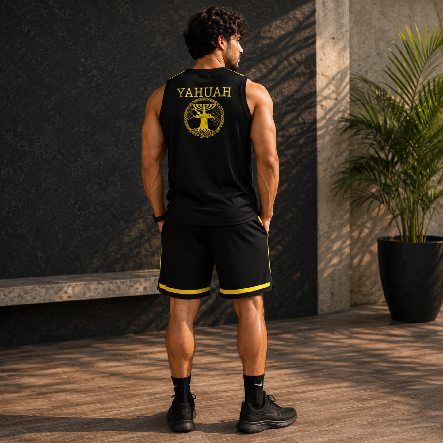 Yahuah-Tree of Life 02-01 Uniforme de baloncesto de diseñador 