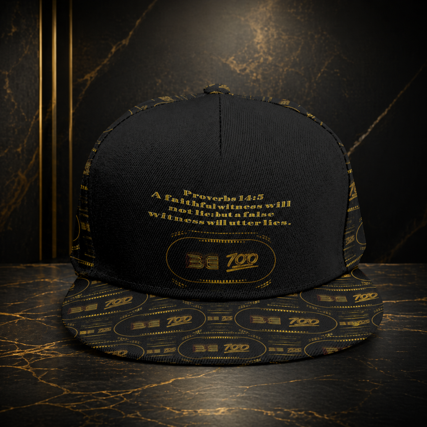 "Be 100" (01) | Snapback Cap