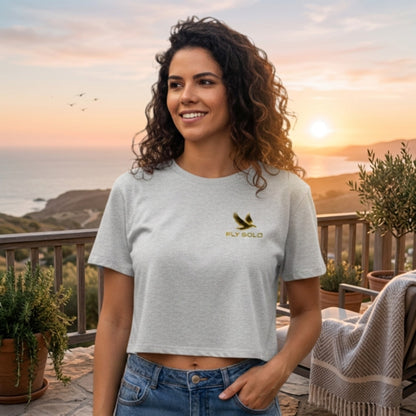 Unity in Solitude (01) "Fly Solo" | Flowy Crop Top | 8 colors