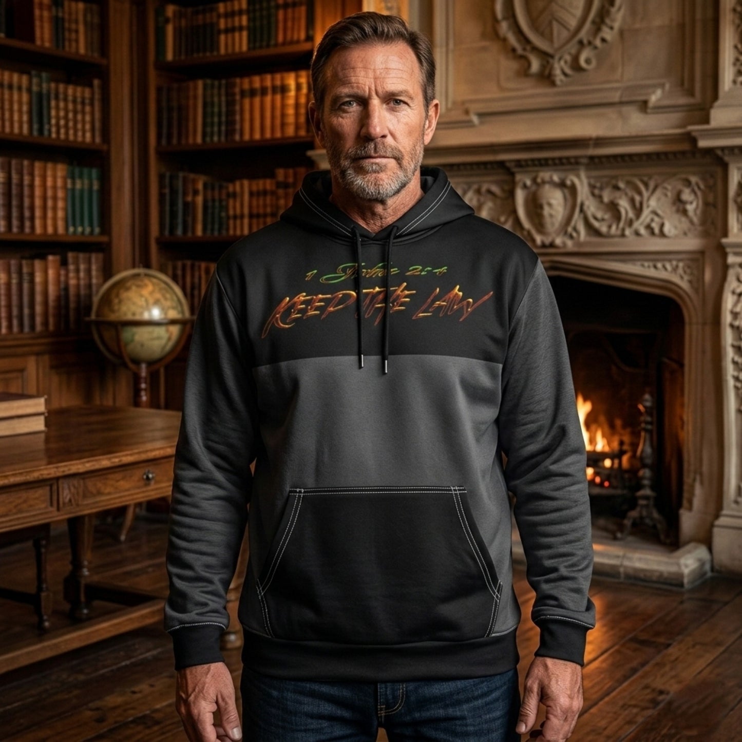 Commandment Keepers 01-01 Men's Designer Raglan Hoodie