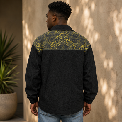 I AM HEBREW 03-01 Men's Flap Pocket Shirt