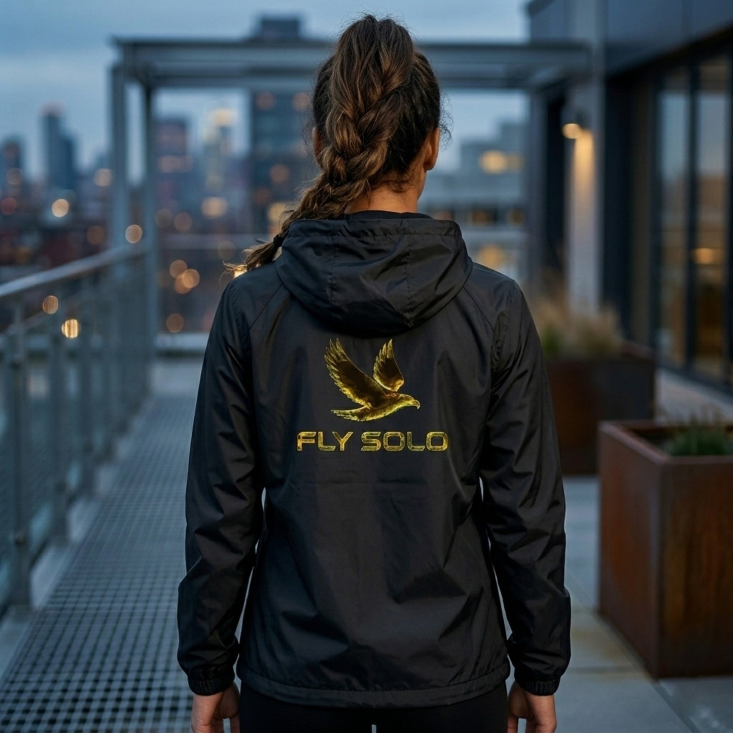 Unity in Solitude (01) "Fly Solo" | Unisex Lightweight Windbreaker | 3 colors
