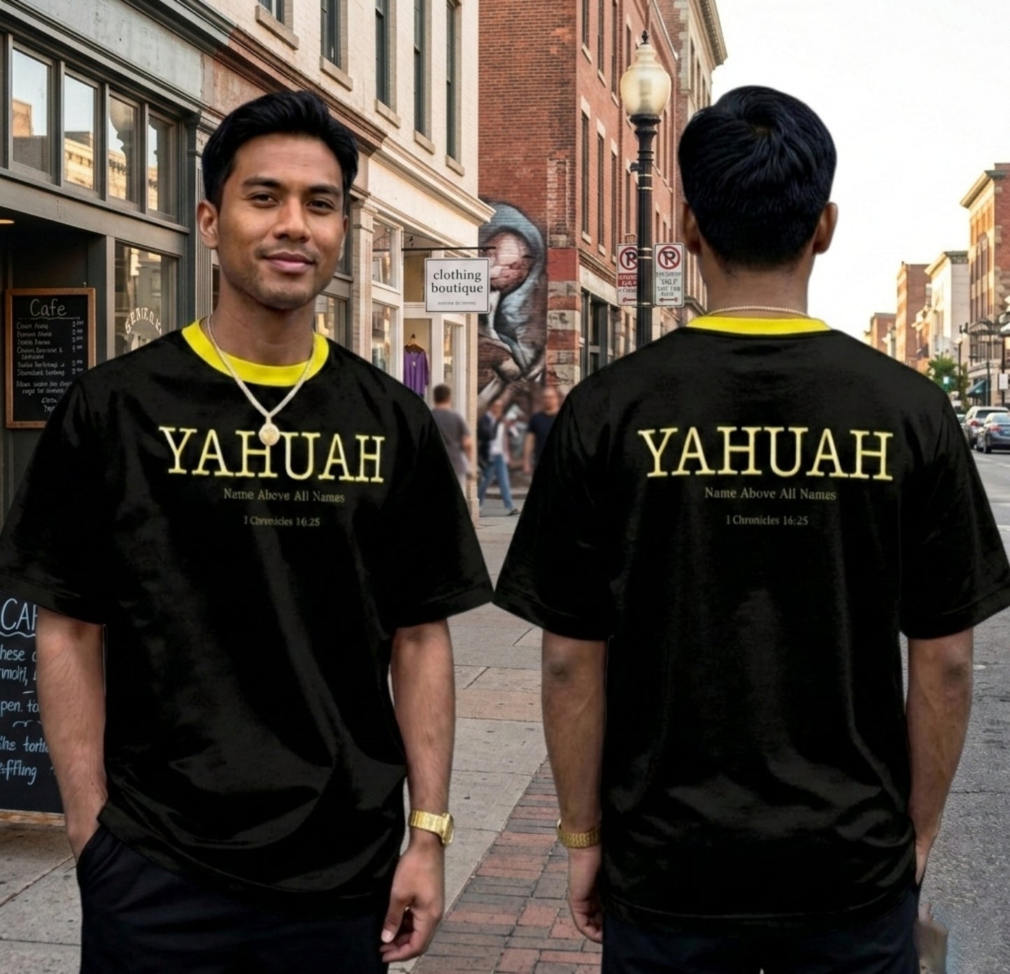 Yahuah: Name Above All Names (02-02) | Men's Drop Shoulder Tee