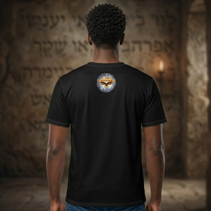 I AM HEBREW 04: "Divinely Covered" Men's Cotton Blend Tee
