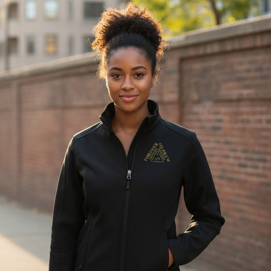 I AM HEBREW 03-01 Designer Port Authority Ladies Soft Shell Windbreaker