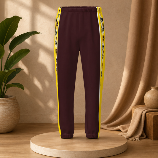 Yahusha: The Lion of Judah (03) | Men's Faille Fleece Joggers