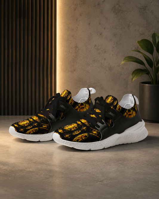 Hebrew World 01-03 Sacred Stillness Psalm 46:10 Women's Two-Tone Sneakers