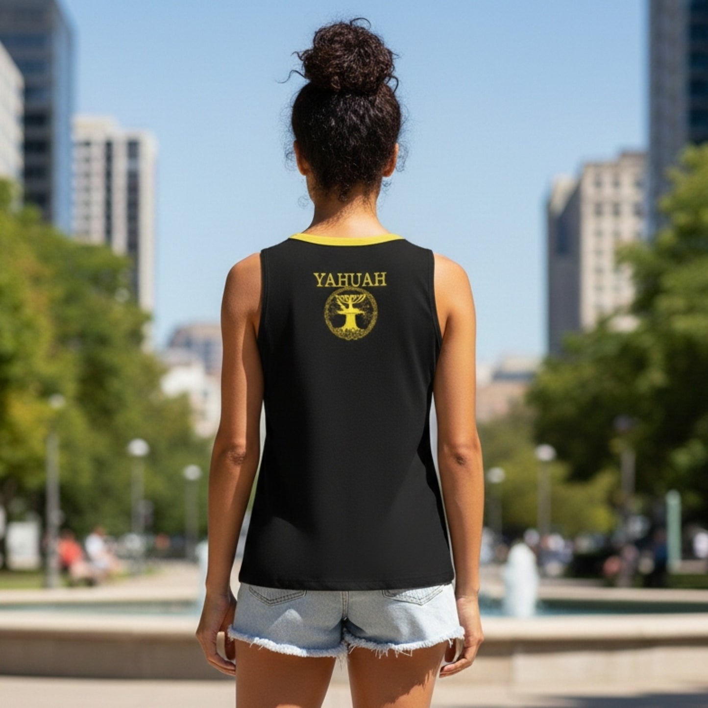 Yahuah: Tree of Life (02-01) - The Covenant Seal | Women's Scoop Neck Tank