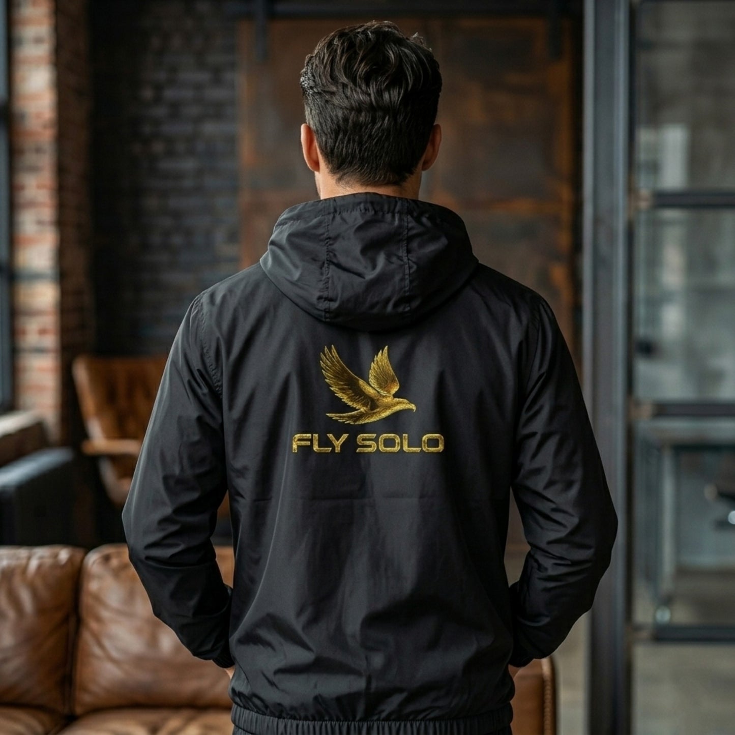 Unity in Solitude (01) "Fly Solo" | Unisex Lightweight Windbreaker | 3 colors