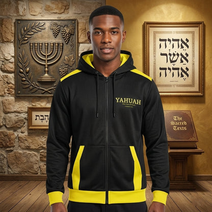Yahuah: Name Above All Names (02-02) | Unisex Triblend Fleece Zip Hoodie