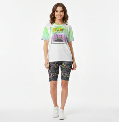 Redemption & Hope 01: Beauty From Ashes Women's Biker Shorts with Pockets