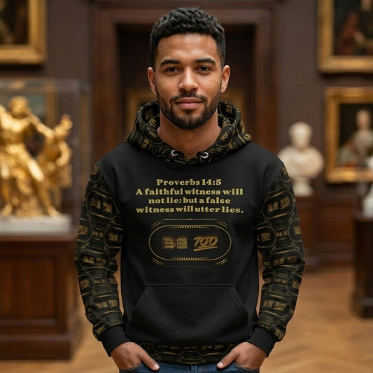 "Be 100" (01) | Unisex Cotton Blend Hoodie