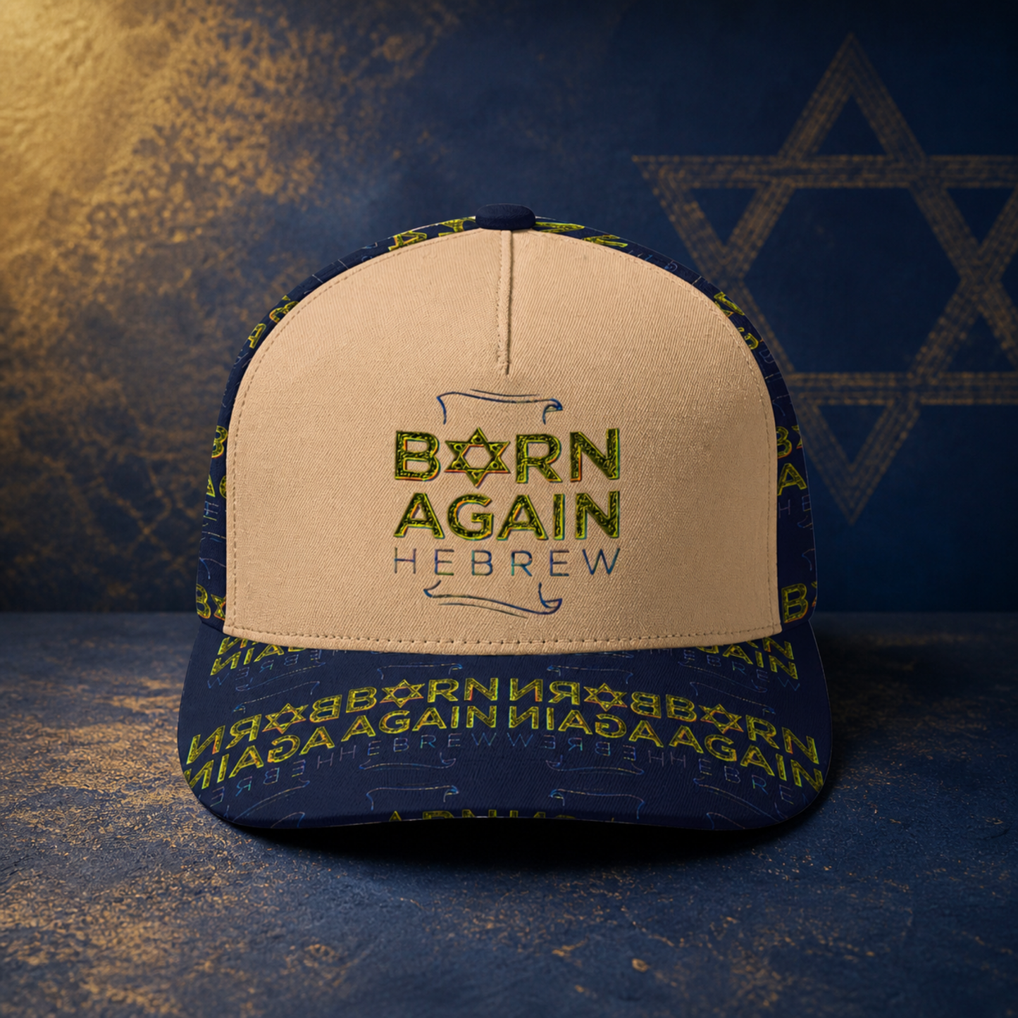 Born Again Hebrew 01-01 Designer Baseball Cap (4 styles)