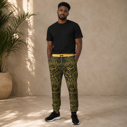 I AM HEBREW 03-01 Men's Designer Joggers