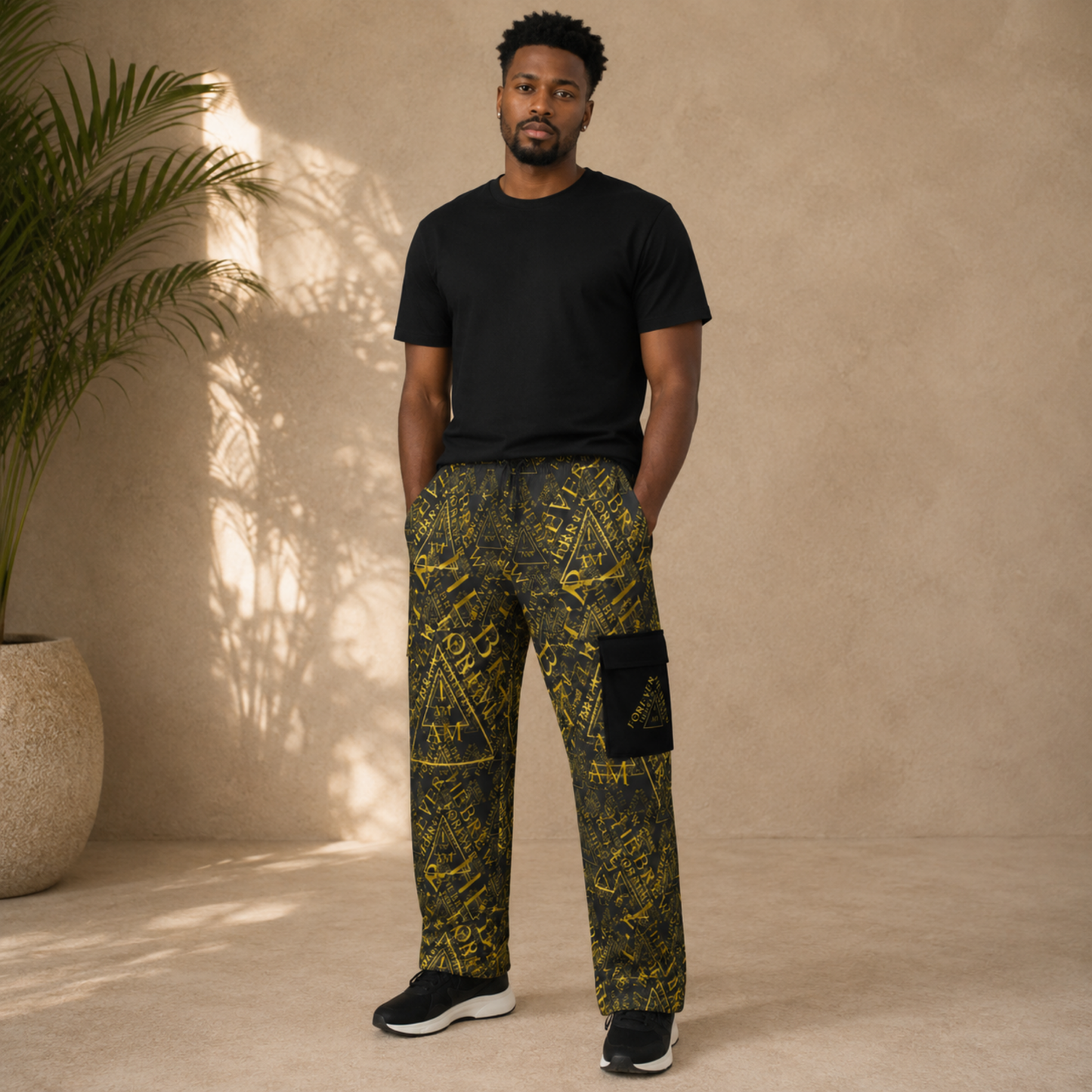 I AM HEBREW 03-01 Men's Cargo Sweatpants