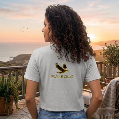 Unity in Solitude (01) "Fly Solo" | Flowy Crop Top | 8 colors