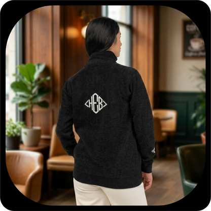 Hebrews 01-03 Designer Columbia Embroidered Unisex Fleece Track Jacket (3 colors)