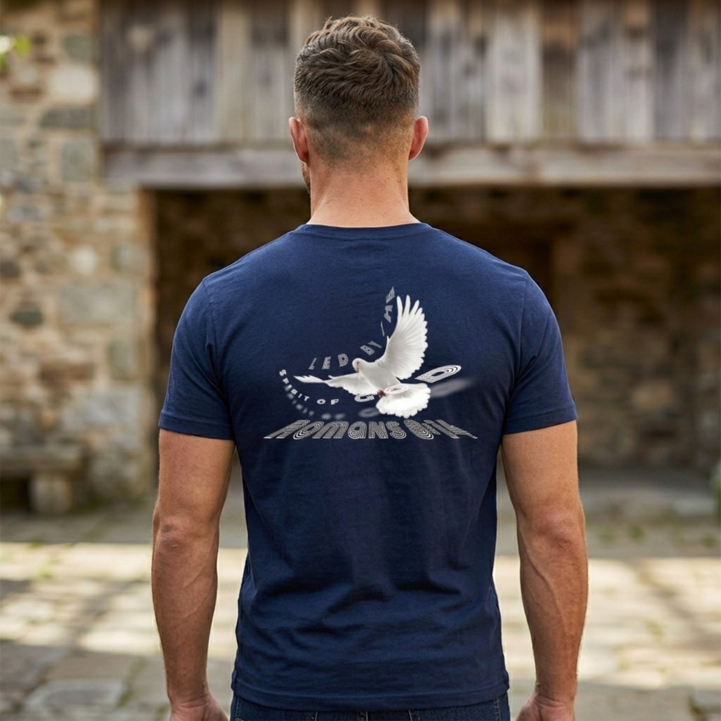 Led by the Spirit of God 01 Designer Bella + Canvas Men's Fast Fashion Heavyweight Street T-shirt (4 colors)