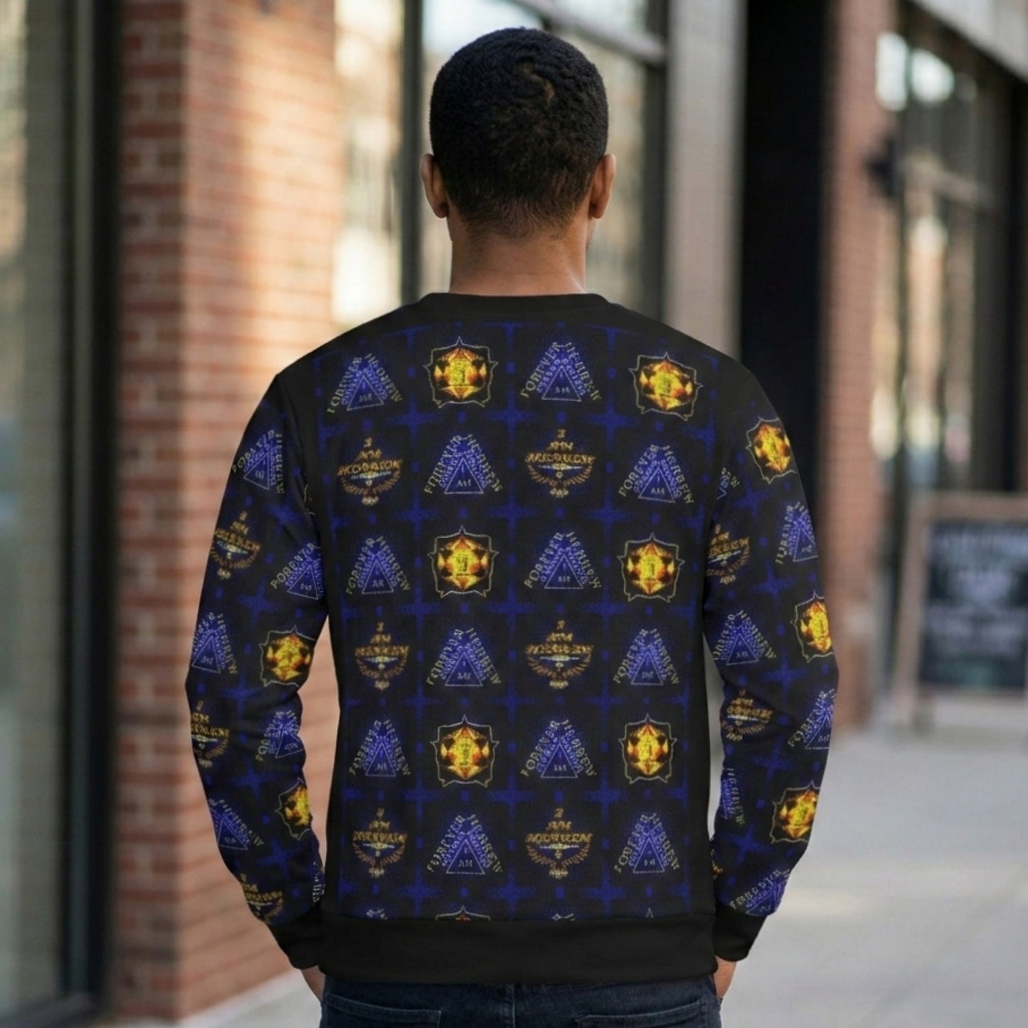 Truth Illustrated 01-01 Men's Designer French Terry Sweatshirt