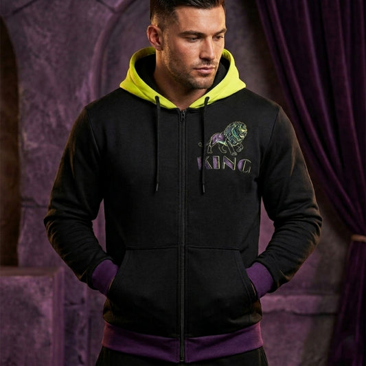 KING 01-01 Men's Designer Microfleece Zip Hoodie