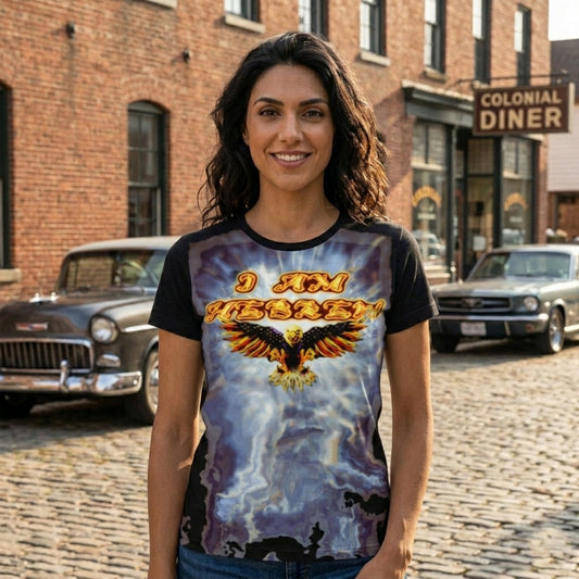 I AM HEBREW 04: "Divinely Covered" Lady's Cotton Tee