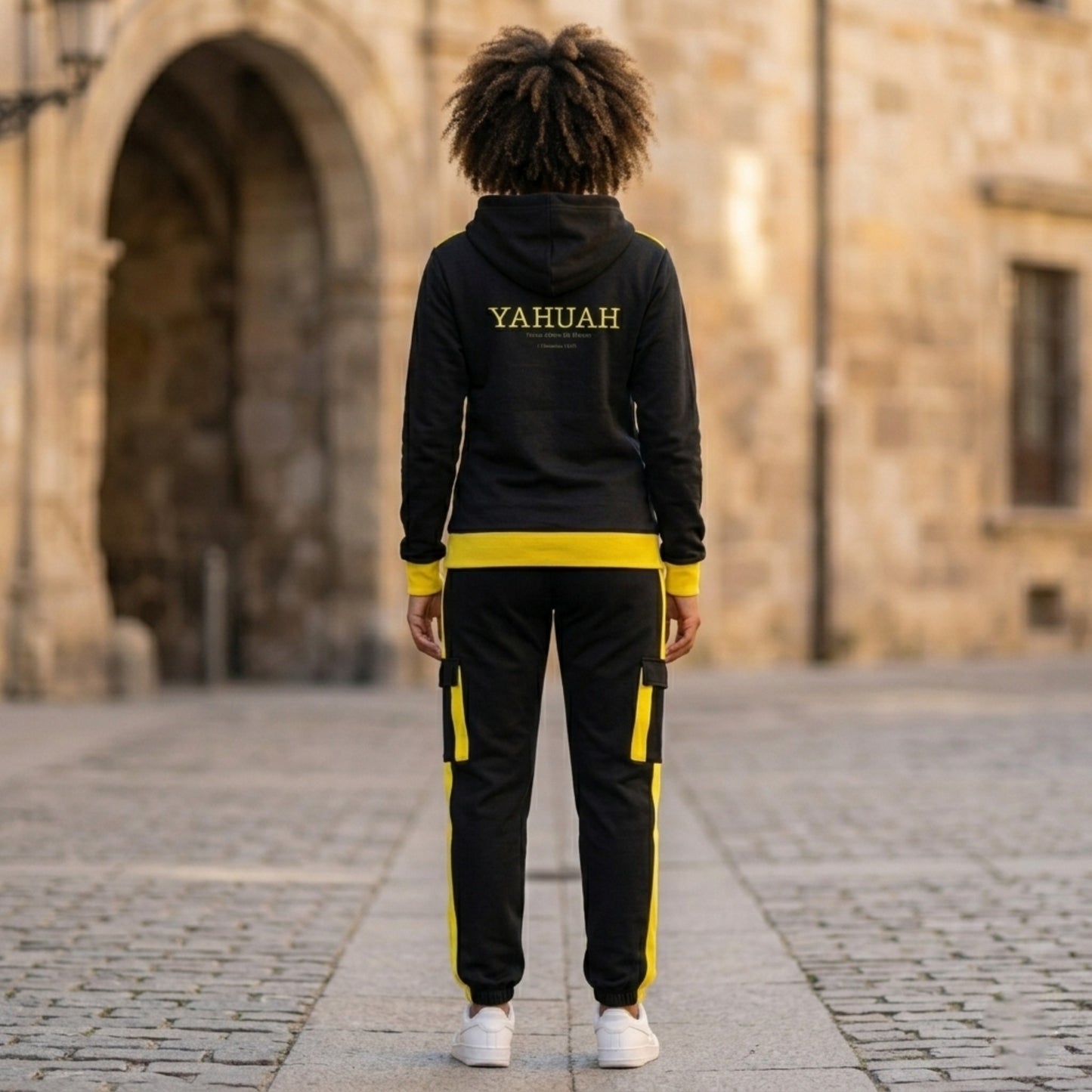 Yahuah: Name Above All Names (02-02) | Unisex Triblend Fleece Cargo Joggers