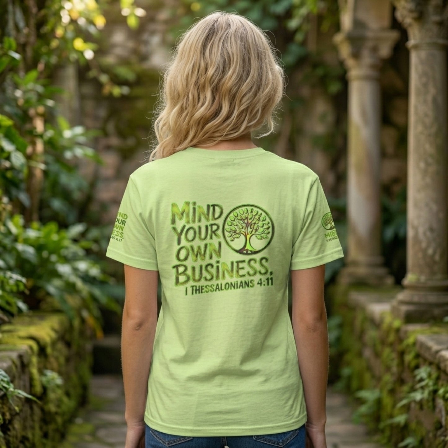 "Mind Your Own Business" (01-01) | Unisex Staple Tee | 5 colors