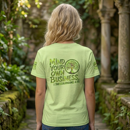 "Mind Your Own Business" (01-01) | Unisex Staple Tee | 5 colors