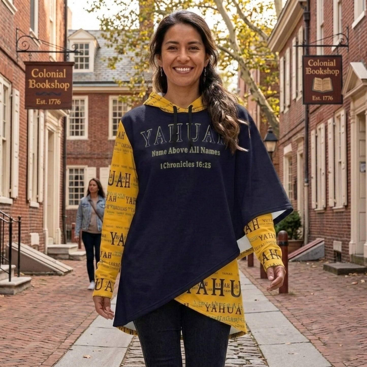Yahuah: Name Above All Names (02-01) | Poncho Hoodie