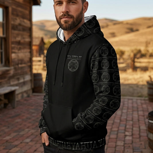 Yahuah-Tree of Life 02-04 Designer Unisex Cotton Hoodie