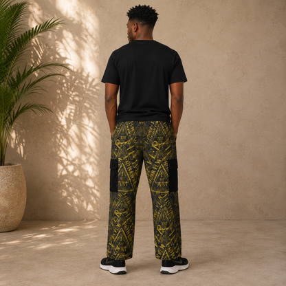 I AM HEBREW 03-01 Men's Cargo Sweatpants