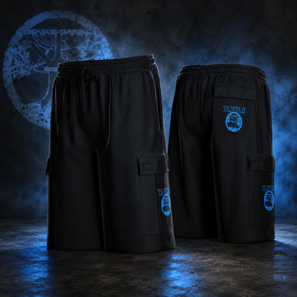 Yahuah: Tree of Life (02-03) - The Living Ruach | Unisex Heavyweight Cargo Shorts