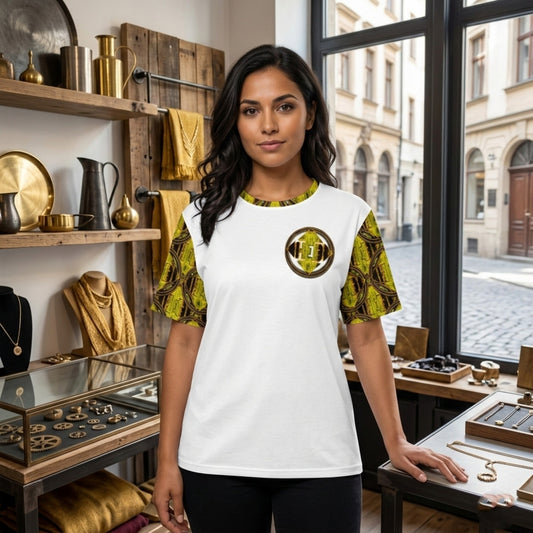 Hebrew World 02-01 Ladies Designer Cotton T-shirt (5 colors)