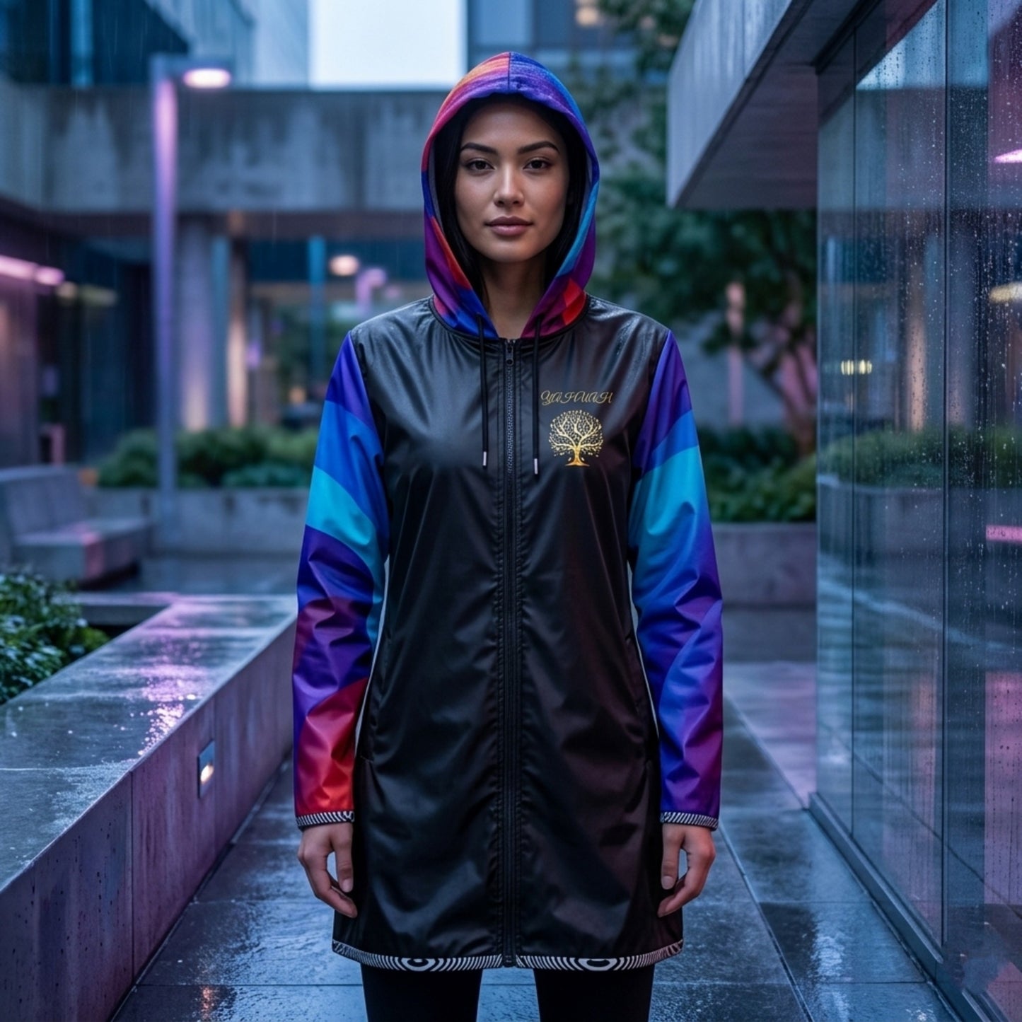 Yahuah: Tree of Life (01-02) - Royal Raiment | Women's Rain Coat