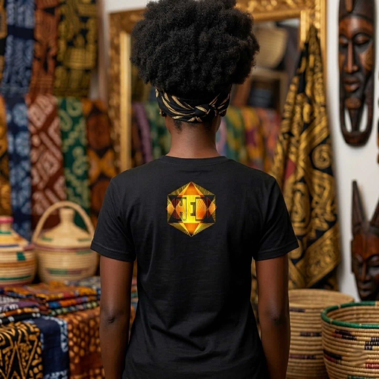 Hebrew World 01-01 The Radiant Six Jerzees 50/50 Blend Unisex Tee