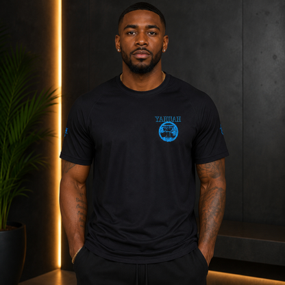 Yahuah: Tree of Life (02-03) - The Living Ruach | Men's Raglan Tee
