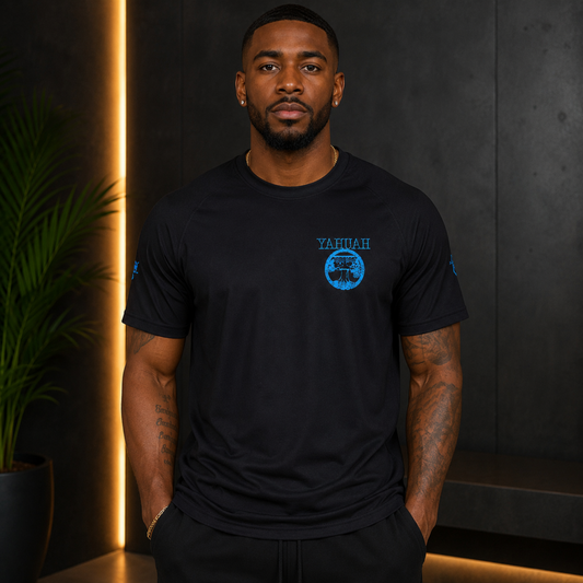 Yahuah: Tree of Life (02-03) - The Living Ruach | Men's Raglan Tee