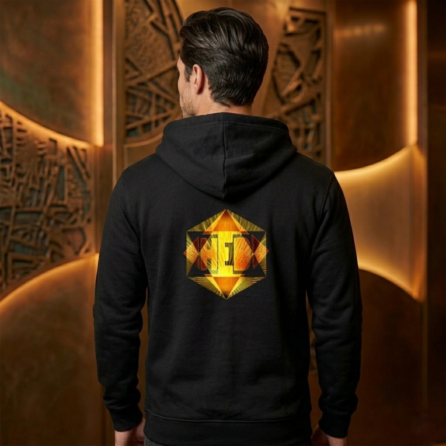 Hebrew World 01-01 The Radiant Six Jerzees NuBlend Unisex Fleece Zip Hoodie