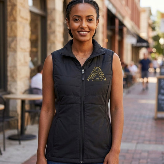 I AM HEBREW 03-01 Designer Port Authority Ladies Collective Insulated Vest (2 colors)