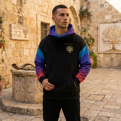 Yahuah: Tree of Life (01-02) - Royal Raiment | Unisex Heavyweight Oversized Fleece Hoodie