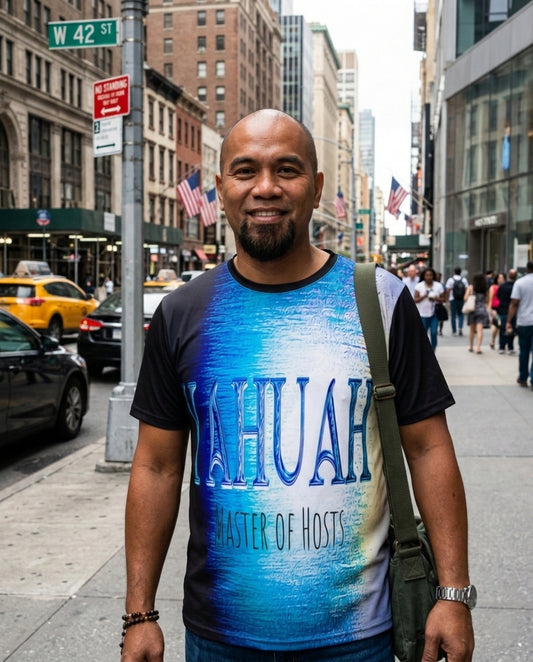 Yahuah-Master of Hosts 01-01 Men's Designer T-shirt