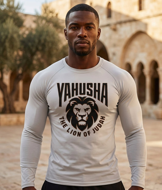 Yahusha-The Lion of Judah 02-01 Designer AWDis Just Cool Unisex Long Sleeve T-shirt