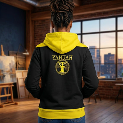 Yahuah: Tree of Life (02-01) - The Covenant Seal | Microfleece Unisex Zip Hoodie