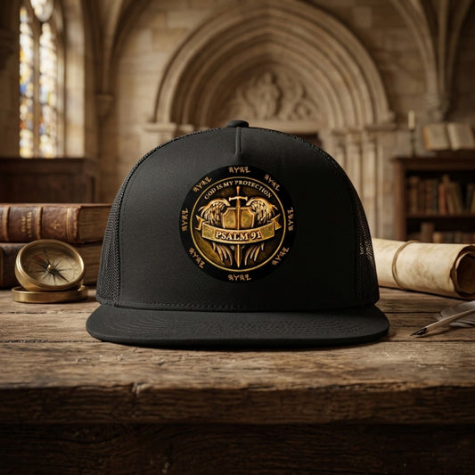 Most High God - Yahuah 02-02 Designer Yupoong 5 Panel Trucker Cap (4 colors)