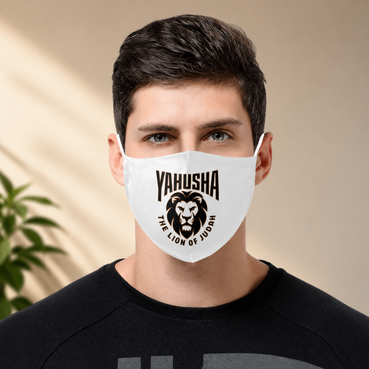 Yahusha-The Lion of Judah 02-01 Designer Cotton Face Mask + 30 filters