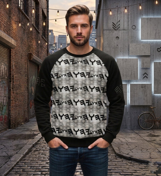 The Paleo-Phalanx Series (01-02): Seal of Storm | Men's Raglan Sweatshirt