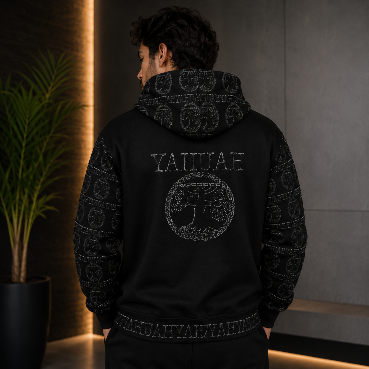 Yahuah: Tree of Life (02-04) - The Etched Testimony | Unisex Cotton Hoodie